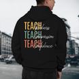 Teacher Kindness Compassion Confidence Teaching Men's Hoodie Back Print, novelty gifts, funny gifts Teacher Kindness Compassion Confidence Teaching Men's Hoodie Back Print, novelty gifts, funny gifts