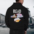 Teacher Library Read Book Club Piggie Elephant Pigeons Men Women Kids Men's Hoodie Back Print, novelty gifts, funny gifts