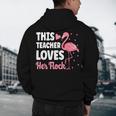 This Teacher Loves Her Flock Teaching Flamingo Girl Men's Hoodie Back Print, novelty gifts, funny gifts This Teacher Loves Her Flock Teaching Flamingo Girl Men's Hoodie Back Print, novelty gifts, funny gifts