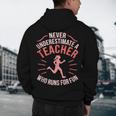 Teacher Who Runs Half Marathon Runner Running Lover Graphic Men's Hoodie Back Print, novelty gifts, funny gifts Teacher Who Runs Half Marathon Runner Running Lover Graphic Men's Hoodie Back Print, novelty gifts, funny gifts
