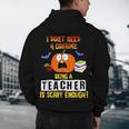 Being a Teacher Is Scary Enough Halloween Men's Hoodie Back Print, novelty gifts, funny gifts Being a Teacher Is Scary Enough Halloween Men's Hoodie Back Print, novelty gifts, funny gifts