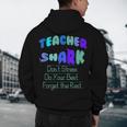 Teacher Shark Don't Stress Do Your Best Forget The Rest Men's Hoodie Back Print, novelty gifts, funny gifts