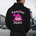 Teacher Shark Female Teacher Men's Hoodie Back Print, novelty gifts, funny gifts