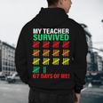 My Teacher Survived 67 Days Of Me School Kids Costume Men's Hoodie Back Print, novelty gifts, funny gifts My Teacher Survived 67 Days Of Me School Kids Costume Men's Hoodie Back Print, novelty gifts, funny gifts