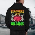 Teacher Teachers Love Brains Skeleton Hand Heart Halloween Men's Hoodie Back Print, novelty gifts, funny gifts Teacher Teachers Love Brains Skeleton Hand Heart Halloween Men's Hoodie Back Print, novelty gifts, funny gifts