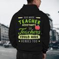 Teacher Teaching Assistant Aide Hero Men's Hoodie Back Print, novelty gifts, funny gifts