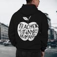Teacher Of Tiny Humans Preschool Kindergarten Teacher Men's Hoodie Back Print, novelty gifts, funny gifts