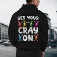 Teacher's Get Your Cray On Dabbing Crayons Men's Hoodie Back Print, novelty gifts, funny gifts Teacher's Get Your Cray On Dabbing Crayons Men's Hoodie Back Print, novelty gifts, funny gifts