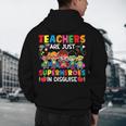 Teachers Are Just Superheroes In Disguise Back To School Men's Hoodie Back Print, novelty gifts, funny gifts