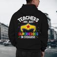 Teachers Are Just Superheroes In Disguise School Women Men Men's Hoodie Back Print, novelty gifts, funny gifts