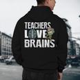 Teachers Love Brains Zombie Halloween Hilarious Men's Hoodie Back Print, novelty gifts, funny gifts Teachers Love Brains Zombie Halloween Hilarious Men's Hoodie Back Print, novelty gifts, funny gifts
