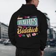 Teacher's Sidekick Teacher Assisting Teaching Assistant Men's Hoodie Back Print, novelty gifts, funny gifts