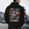Teachers Are Superheroes Back To School Men's Hoodie Back Print, novelty gifts, funny gifts