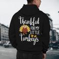 Teachers Thanksgiving Thankful For My Little Turkeys Men's Hoodie Back Print, novelty gifts, funny gifts