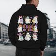 Teaching My Boos Teacher Cute Ghost Groovy Teacher Halloween Men's Hoodie Back Print, novelty gifts, funny gifts