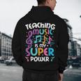 Teaching Music Is My Superpower Music Teacher For Men Women Kids Men's Hoodie Back Print, novelty gifts, funny gifts