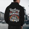 Teaching Tiny Humans Big Things I Teacher Men's Hoodie Back Print, novelty gifts, funny gifts Teaching Tiny Humans Big Things I Teacher Men's Hoodie Back Print, novelty gifts, funny gifts