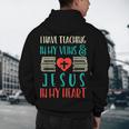 Teaching In My Veins Jesus In My Heart God Christian Teacher Men's Hoodie Back Print, novelty gifts, funny gifts Teaching In My Veins Jesus In My Heart God Christian Teacher Men's Hoodie Back Print, novelty gifts, funny gifts