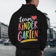 Team Kindergarten Teacher Student Back To School Men's Hoodie Back Print, novelty gifts, funny gifts