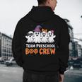 Team Preschool Boo Crew Halloween Teacher Student Costume Men's Hoodie Back Print, novelty gifts, funny gifts