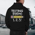 Testing Testing 123 Cute Test Day School Teacher Exam For Men Women Girls Kids Men's Hoodie Back Print, novelty gifts, funny gifts Testing Testing 123 Cute Test Day School Teacher Exam For Men Women Girls Kids Men's Hoodie Back Print, novelty gifts, funny gifts