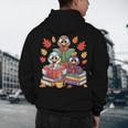 Thanksgiving Teacher Books Turkey Reading Book Men's Hoodie Back Print, novelty gifts, funny gifts Thanksgiving Teacher Books Turkey Reading Book Men's Hoodie Back Print, novelty gifts, funny gifts