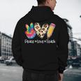 Tie Dye Hippie Peace Love Teach Teacher Appreciation Men's Hoodie Back Print, novelty gifts, funny gifts Tie Dye Hippie Peace Love Teach Teacher Appreciation Men's Hoodie Back Print, novelty gifts, funny gifts