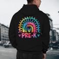 Tie Dye Prek Teacher Rainbow Preschool Back To School Girl Men's Hoodie Back Print, novelty gifts, funny gifts Tie Dye Prek Teacher Rainbow Preschool Back To School Girl Men's Hoodie Back Print, novelty gifts, funny gifts