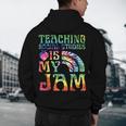 Tie Dye Teaching Social Studies Is My Jam Sunglasses Teacher Men's Hoodie Back Print, novelty gifts, funny gifts Tie Dye Teaching Social Studies Is My Jam Sunglasses Teacher Men's Hoodie Back Print, novelty gifts, funny gifts