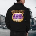 This Is My Tired Teacher Costume Halloween Teachers Men's Hoodie Back Print, novelty gifts, funny gifts This Is My Tired Teacher Costume Halloween Teachers Men's Hoodie Back Print, novelty gifts, funny gifts