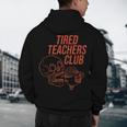Tired Teachers Club Men's Hoodie Back Print, novelty gifts, funny gifts Tired Teachers Club Men's Hoodie Back Print, novelty gifts, funny gifts