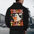 Trick Or Teach Halloween Shirt For Teacher Kids Floral Ghost Men's Hoodie Back Print, novelty gifts, funny gifts Trick Or Teach Halloween Shirt For Teacher Kids Floral Ghost Men's Hoodie Back Print, novelty gifts, funny gifts