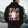 Trick Or Teach Teacher Pencil Ghost Halloween Teacher Men's Hoodie Back Print, novelty gifts, funny gifts Trick Or Teach Teacher Pencil Ghost Halloween Teacher Men's Hoodie Back Print, novelty gifts, funny gifts