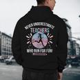 Never Underestimate Teachers Who Runs For Fun Running Teache Men's Hoodie Back Print, novelty gifts, funny gifts Never Underestimate Teachers Who Runs For Fun Running Teache Men's Hoodie Back Print, novelty gifts, funny gifts