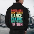 Vintage Dinosaurs Didn't Learn Dance Dance Teacher Men's Hoodie Back Print, novelty gifts, funny gifts Vintage Dinosaurs Didn't Learn Dance Dance Teacher Men's Hoodie Back Print, novelty gifts, funny gifts