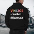 Vintage Teacher Knows More Than She Says Outfit Definition Men's Hoodie Back Print, novelty gifts, funny gifts Vintage Teacher Knows More Than She Says Outfit Definition Men's Hoodie Back Print, novelty gifts, funny gifts