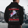 I Want A Hippopotenuse For Christmath Math Teacher Christmas Men's Hoodie Back Print, novelty gifts, funny gifts