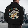 Weird Teachers Build Character Raccoon Colourful Floral Men's Hoodie Back Print, novelty gifts, funny gifts Weird Teachers Build Character Raccoon Colourful Floral Men's Hoodie Back Print, novelty gifts, funny gifts