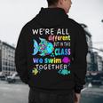 We'Re All Different But We Swim Together Elementary Teacher Men's Hoodie Back Print, novelty gifts, funny gifts We'Re All Different But We Swim Together Elementary Teacher Men's Hoodie Back Print, novelty gifts, funny gifts
