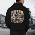 Wildflower 4th Fourth Grade Floral Back To School Teacher Men's Hoodie Back Print, novelty gifts, funny gifts Wildflower 4th Fourth Grade Floral Back To School Teacher Men's Hoodie Back Print, novelty gifts, funny gifts