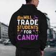 Will Trade Students For Candy Cute Halloween Costume Teacher For Men Women Kids Men's Hoodie Back Print, novelty gifts, funny gifts Will Trade Students For Candy Cute Halloween Costume Teacher For Men Women Kids Men's Hoodie Back Print, novelty gifts, funny gifts