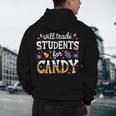 Will Trade Students For Candy Teacher Halloween Costume Tee Men's Hoodie Back Print, novelty gifts, funny gifts Will Trade Students For Candy Teacher Halloween Costume Tee Men's Hoodie Back Print, novelty gifts, funny gifts