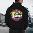 Wonder Teacher Super Woman Power Superhero Back To School Men's Hoodie Back Print, novelty gifts, funny gifts Wonder Teacher Super Woman Power Superhero Back To School Men's Hoodie Back Print, novelty gifts, funny gifts