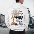 4489 Square Root 67 Math Teacher Halloween Costume Professor Men's Hoodie Back Print, novelty gifts, funny gifts