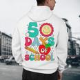 50 Days Of School Teacher Happy 50th Day Of School Kids Men's Hoodie Back Print, novelty gifts, funny gifts
