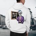 67 Math Teacher Meme Brainrot Six Seven Halloween Equation Men's Hoodie Back Print, novelty gifts, funny gifts