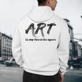 Art Teacher Men's Hoodie Back Print, novelty gifts, funny gifts Art Teacher Men's Hoodie Back Print, novelty gifts, funny gifts
