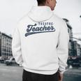 Theatre Teacher Men Women Vintage Graphic Theatre Teacher Men's Hoodie Back Print, novelty gifts, funny gifts