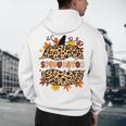 Autumn Fall SPED ED Teacher Thankful Grateful Pumpkin Retro Men's Hoodie Back Print, novelty gifts, funny gifts