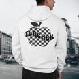 Back To School Checkered Apple Teacher Checkerboard Teacher For Men Women Girls Kids Men's Hoodie Back Print, novelty gifts, funny gifts Back To School Checkered Apple Teacher Checkerboard Teacher For Men Women Girls Kids Men's Hoodie Back Print, novelty gifts, funny gifts